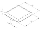 ISB Abdeckkappe 6 30x30 t  3