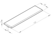 ISB Cover cap profile 30x120 Nut 6