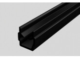 ISB Cover-and Closure profile Nut 5 black L 2000mm