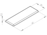 ISB Abdeckkappe 5 20x60 t  2 5