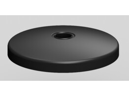 UNI zn O100 for threaded rod with ball O 15 incl. anti-slip rubber