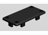 UNI Cover cap Cable duct profile 40x80