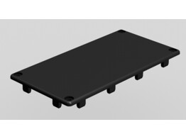 UNI Cover cap Cable duct profile 80x160